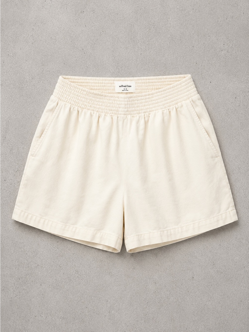 Aritzia Wilfred Free Nova Short 3” – GD Birch Cream Cotton Blend Shorts Size M